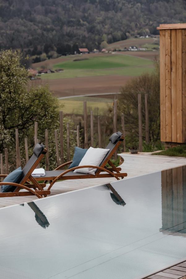 Am Wildbachberg - Luxus Ferienhaeuser Mit Infinitypool, Privatsauna Und Weinkeller Deutschlandsberg Bagian luar foto